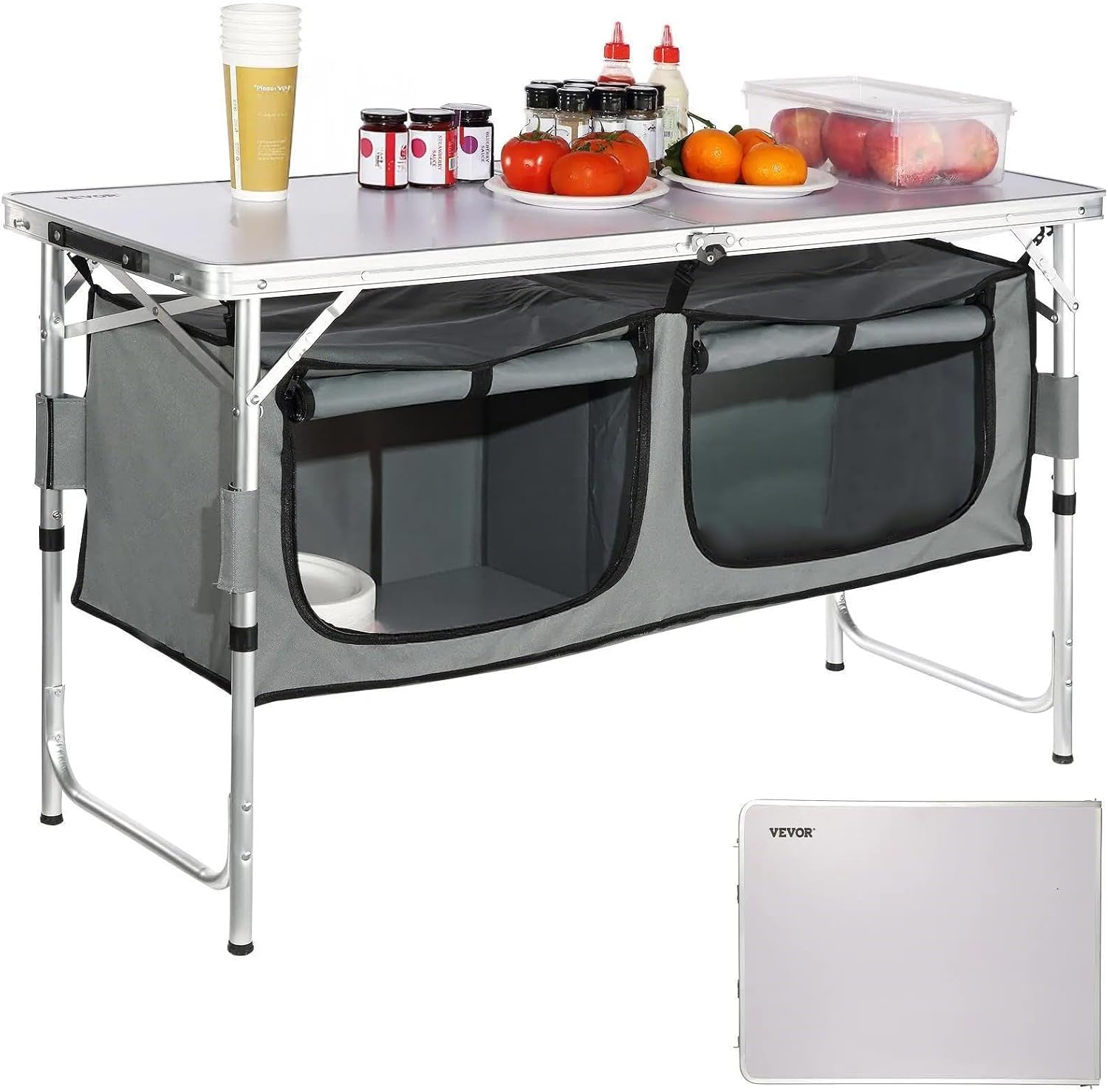 Stasiun Dapur Camping, Meja Ma - Outdoor Camping Kitchen Setup ulasan dan harga