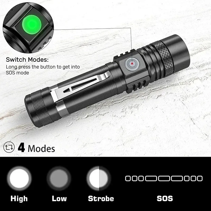 Senter LED T6 Isi Ulang, Sente - Outdoor Camping Adventures ulasan dan harga