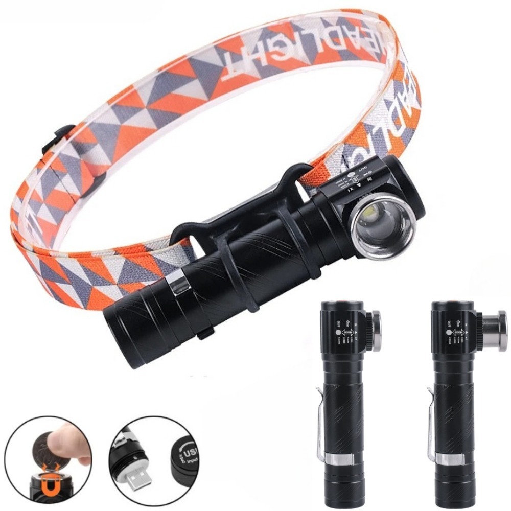 LED Super Terang 90 °   Lampu  - Headlamp ulasan dan harga