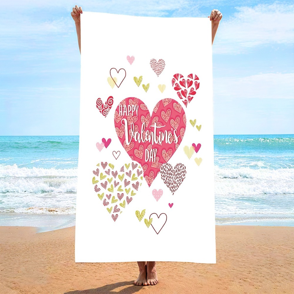 Handuk Mandi Simbol Hati 27X55 - Outdoor Camping Blanket ulasan dan harga