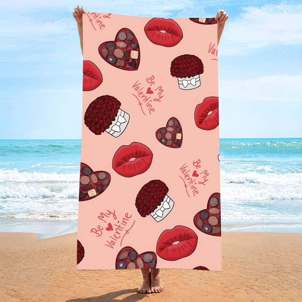 Handuk Mandi Simbol Hati 27X55 - Outdoor Camping Blanket ulasan dan harga