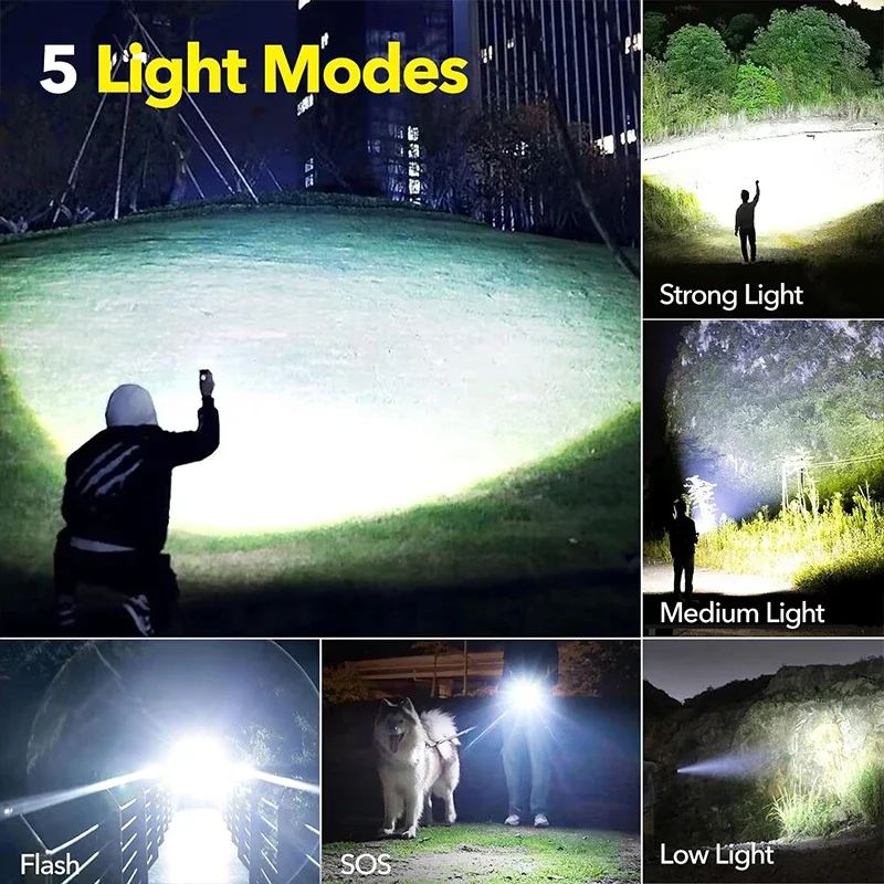 Senter LED Daya Tinggi Dapat D - Outdoor Camping Lampe ulasan dan harga