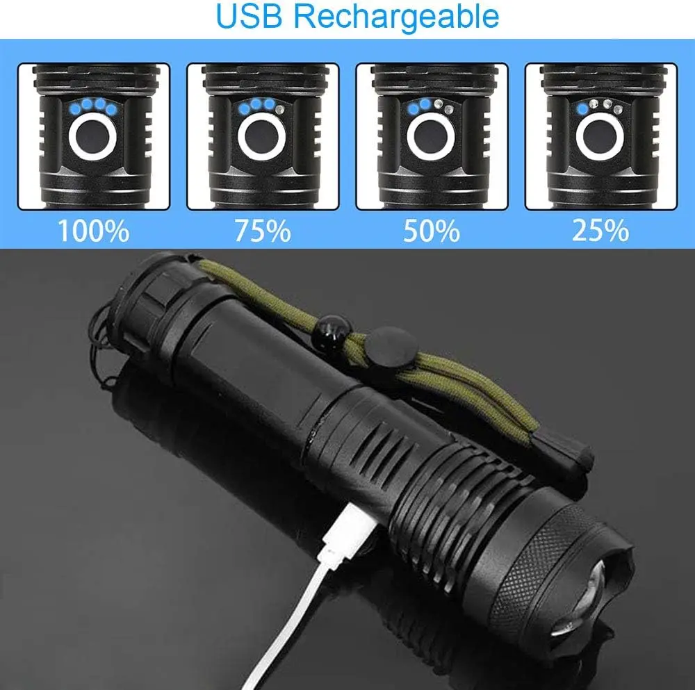 Senter LED Daya Tinggi Dapat D - Outdoor Camping Lampe ulasan dan harga