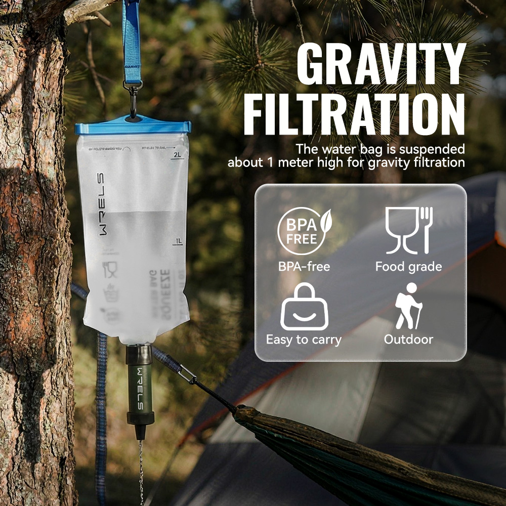 WRELS Filter Air Portabel Daru - Outdoor Camping Direct ulasan dan harga