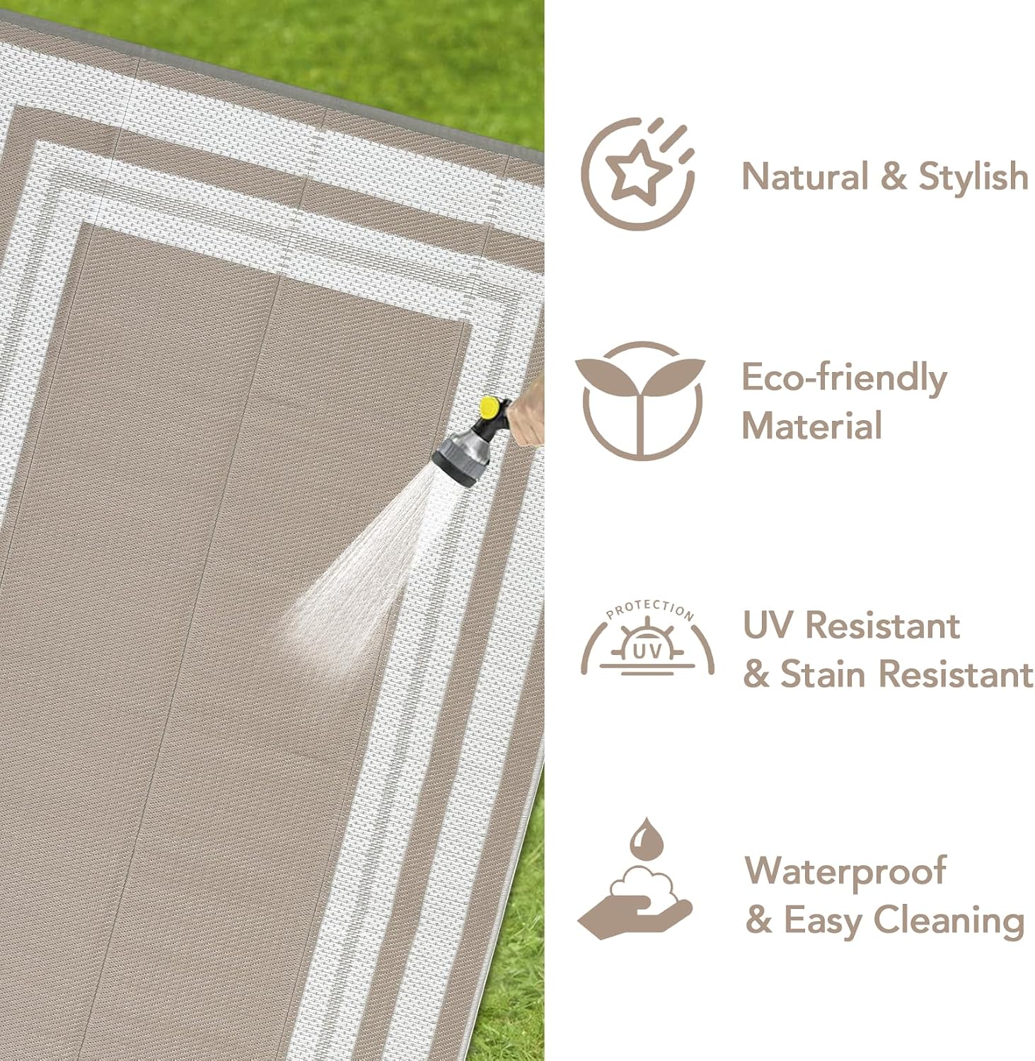 Karpet Luar Ruangan 8x10 – Tik - Outdoor Camping Rugs 8X10 ulasan dan harga