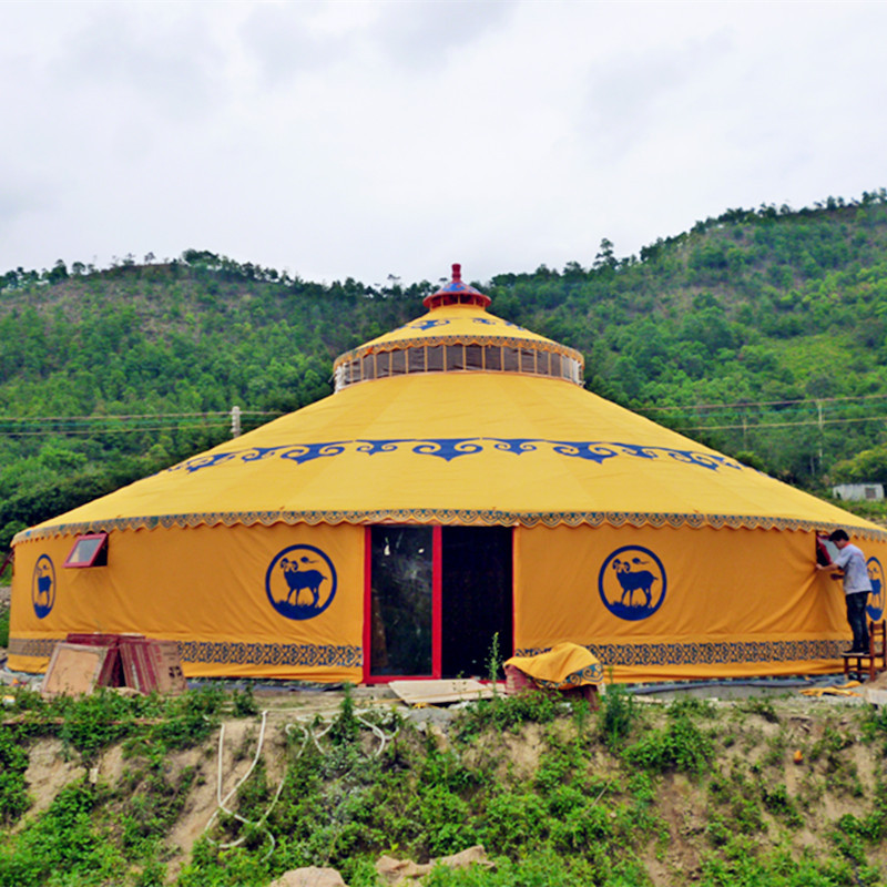 Tenda Yurt Mongolia untuk Kelu - Outdoor Yurt Camping ulasan dan harga