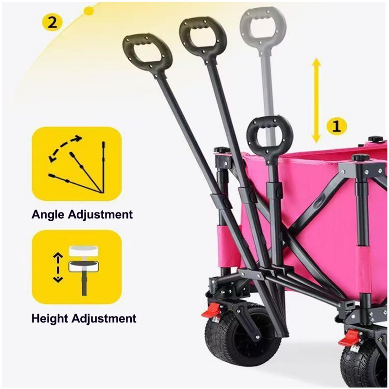Gerobak Lipat Tugas Berat 420L - Outdoor Camping Furniture ulasan dan harga